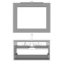 COMPAB B-GO COMPOSITION FINITION IGLOO L. 95 CM P. 50 CM H. 50 CM - COMPLET AVEC MIROIR ET SPOT