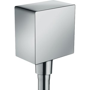 HANSGROHE FIXFIT SORTIE MURALE SQUARE AVEC VALVE ANTI-REFOULEMENT
