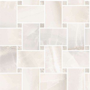 SANT'AGOSTINO CERAMICHE AKOYA MAXI RETE BLANCHE 30X30 RECTIFIÉ KRY