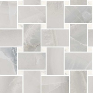SANT'AGOSTINO CERAMICHE AKOYA MAXI RÉSEAU ARGENT 30X30 RECTIFIÉ KRY