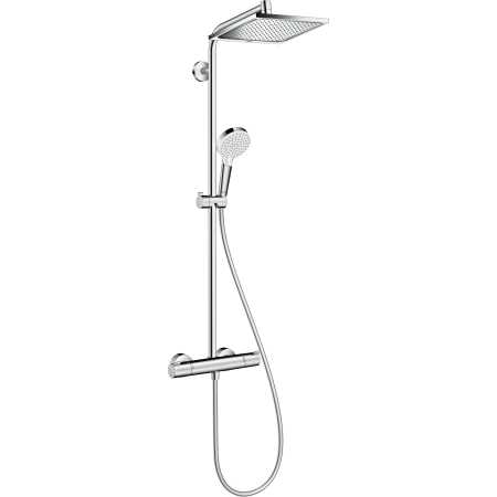 HANSGROHE CROMETTA ET SHOWERPIPE 240 1JET AVEC THERMOSTATIQUE CHROME