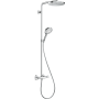 HANSGROHE RAINDANCE SELECT S POUDE DE DOUCHEPIPE 240 1JET POWDERRAIN AVEC THERMOSTAT EN CHROME