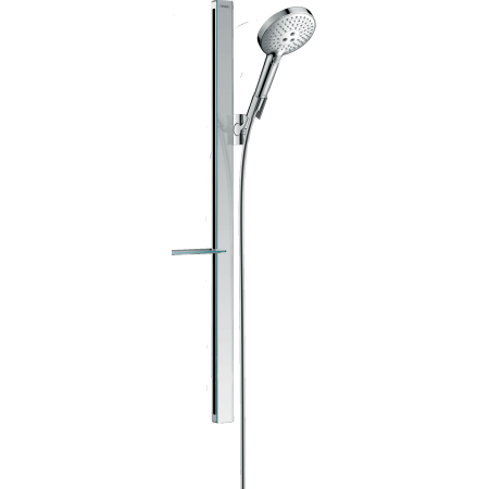 HANSGROHE RAINDANCE SELECT S SET DE DOUCHE 120 3JET AVEC RAIL DE DOUCHE 90 CM ET SUPPORT À SAVON CHROME