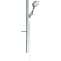 HANSGROHE RAINDANCE SELECT S SET DE DOUCHE 120 3JET AVEC RAIL DE DOUCHE 90 CM ET SUPPORT À SAVON CHROME