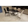 ZAMAGNA CHAISE COOL NOIR L. 42 P. 52 H. 48/97
