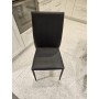 ZAMAGNA CHAISE COOL NOIR L. 42 P. 52 H. 48/97