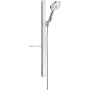 HANSGROHE SYSTÈME DE DOUCHE RAINDANCE SELECT S 120 3JET AVEC RAIL DE DOUCHE DE 90 CM ET SUPPORT DE SAVON BLANC/CHROME