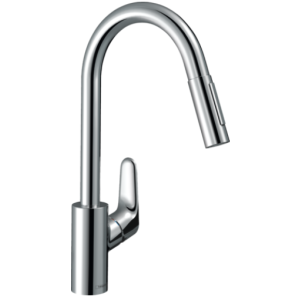 HANSGROHE FOCUS M41 ROBINET DE CUISINE MONOCOMMANDE 240, PULVERISATEUR EXTRAITABLE, 2JET