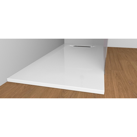 FISSORE.com PLATEAU DE DOUCHE EN CÉRAMIQUE BLANCHE BRILLANTE H. 3 CM