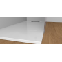 FISSORE.com PLATEAU DE DOUCHE EN CÉRAMIQUE BLANCHE BRILLANTE H. 3 CM