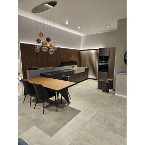 Scic SCIC MÉDITERRANÉEN EN FENIX CACAO LAVABO EN CÉRAMIQUE PIERRE PIASENTINA L 430cm