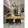 Scic SCIC MÉDITERRANÉEN EN FENIX CACAO LAVABO EN CÉRAMIQUE PIERRE PIASENTINA L 430cm