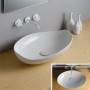 SAN MARCIANO CERAMICHE POISON 60 LAVABO À POSER BLANC BRILLANT