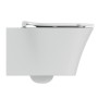 IDEAL STANDARD CONNECT AIR CUVE AQUABLADE SUSPENDUE AVEC TOILETTE NORMALE BLANC BRILLANT