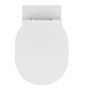 IDEAL STANDARD CONNECT AIR CUVE AQUABLADE SUSPENDUE AVEC TOILETTE NORMALE BLANC BRILLANT