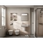 IDEAL STANDARD CONNECT AIR CUVE AQUABLADE SUSPENDUE AVEC ABATTANT À FERMETURE LENTE BLANC BRILLANT
