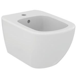 IDEAL STANDARD BIDET SUSPENDU TESI AVEC FIXATIONS CACHÉES BLANC MAT