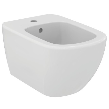 IDEAL STANDARD BIDET SUSPENDU TESI AVEC FIXATIONS CACHÉES BLANC MAT