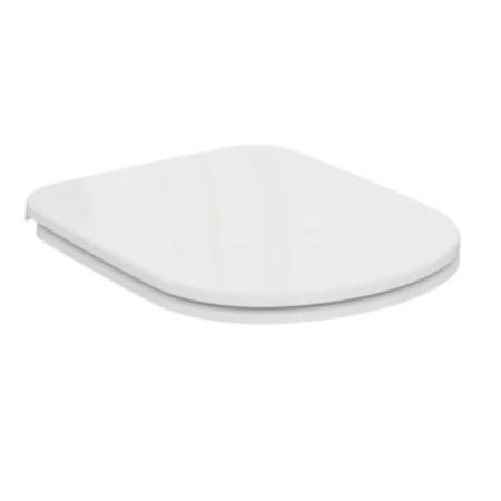 IDEAL STANDARD ILIFE A SIEGE DE FERMETURE NORMALE SLIM UNIQUEMENT POUR CUVE DÉTACHÉE MUR BLANC