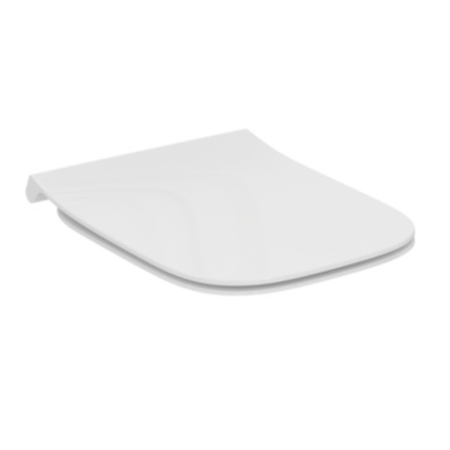 IDEAL STANDARD ILIFE A SIEGE SLIM RALENTI POUR TOILETTE SUSPENDUE ET MUR BLANC