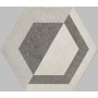 RAGNO CERAMICHE REWIND DÉCOR GÉOMÉTRIQUE VANILLE 21x18.2