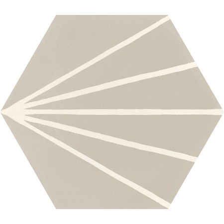 RAGNO CERAMICHE STRATFORD BEIGE DÉCOR TRATTO HEXAGONE 21X18,2