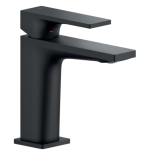 NOBILI SEVEN MITIGEUR LAVABO AVEC ÉVACUATION CLIC CLAC NOIR MAT