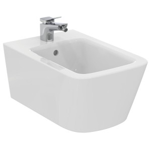IDEAL STANDARD BIDET SUSPENDU CUBE BLEND BLANC MAT