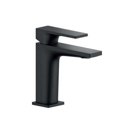 NOBILI SEVEN ROBINET DE LAVABO SANS DRAIN AVEC ÉCONOMIE D'ÉNERGIE NOIR MAT