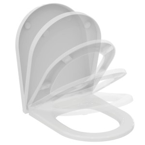 IDEAL STANDARD BLEND CURVE SIEGE À FERMETURE LENTE BLANC MAT