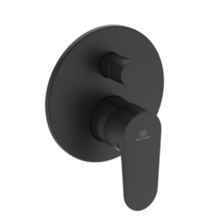 IDEAL STANDARD CERAFINE OU MITIGEUR ENCASTRÉ POUR BAIGNOIRE/DOUCHE NOIR MAT
