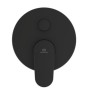 IDEAL STANDARD CERAFINE OU MITIGEUR ENCASTRÉ POUR BAIGNOIRE/DOUCHE NOIR MAT