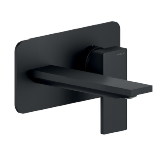 NOBILI SEVEN MITIGEUR LAVABO MURAL L. 15 CM NOIR MAT