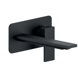 NOBILI SEVEN ROBINET DE LAVABO MURAL L. 20 CM NOIR MAT
