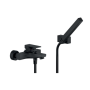 NOBILI SEVEN MITIGEUR DE BAIGNOIRE EXTERNE AVEC SET DE DOUCHE NOIR MAT