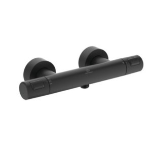 IDEAL STANDARD ROBINET THERMOSTATIQUE EXTERNE CERATHERM T25 POUR DOUCHE NOIR MAT