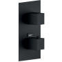 NOBILI SEVEN MITIGEUR THERMOSTATIQUE DE DOUCHE À 2 VOIES NOIR MAT