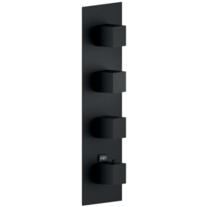 NOBILI SEVEN MITIGEUR THERMOSTATIQUE DE DOUCHE À 3 VOIES NOIR MAT