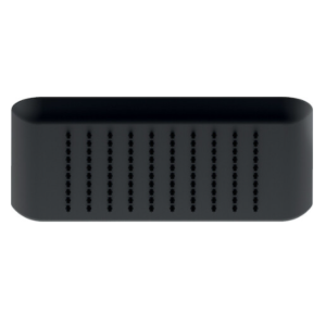 NOBILI SEVEN SOFFIONE DE DOUCHE À JOINT NOIR MAT