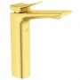 IDEAL STANDARD CONCA ROBINET LAVABO MONOCOMMANDE À POSER SUR PLAN OR BROSSÉ