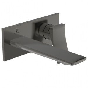 IDEAL STANDARD CONCA MITIGEUR LAVABO MONOCOMMANDE MURAL 180MM GRIS MAGNÉTIQUE