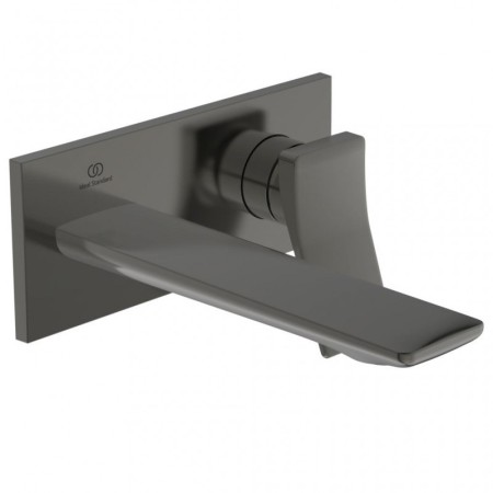 IDEAL STANDARD CONCA MITIGEUR LAVABO MONOCOMMANDE MURAL 180MM GRIS MAGNÉTIQUE