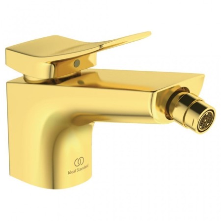 IDEAL STANDARD CONCA MITIGEUR BIDET MONOCOMMANDE OR BROSSÉ