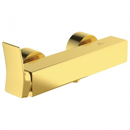 IDEAL STANDARD CONCA MITIGEUR MONOCOMMANDE EXTERIEUR DOUCHE OR BROSSÉ