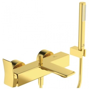 IDEAL STANDARD CONCA ROBINET MONOCOMMANDE EXTÉRIEUR BAIGNOIRE/DOUCHE OR BROSSÉ