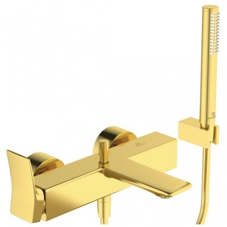 IDEAL STANDARD CONCA ROBINET MONOCOMMANDE EXTÉRIEUR BAIGNOIRE/DOUCHE OR BROSSÉ