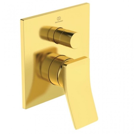 IDEAL STANDARD CONCA MITIGEUR MONOCOMMANDE ENCASTRÉ POUR BAIGNOIRE/DOUCHE OR BROSSÉ
