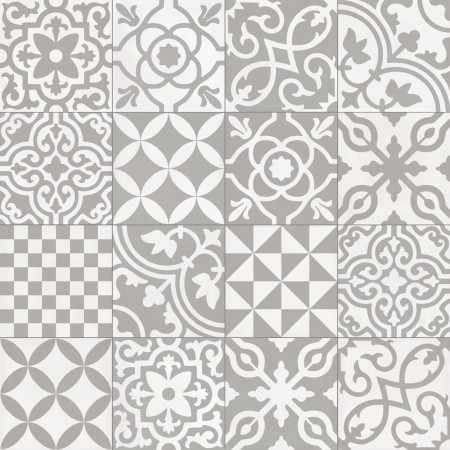RAGNO CERAMICHE CONTRASTES GRIS DÉCOR MIX 20X20
