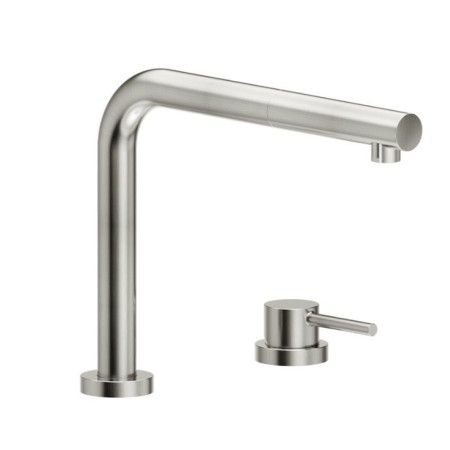 NOBILI MITIGEUR D'ÉVIER ACQUERELLI AVEC ROBINET À RABATTRE ET PULLOUT EN INOX