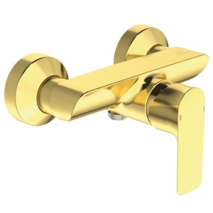 IDEAL STANDARD CONNECT AIR MITIGEUR MONOCOMMANDE EXTERNE POUR DOUCHE OR BROSSÉ